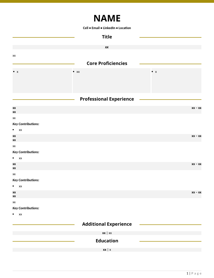 Clean Professional preview